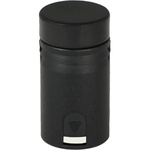 Cable Techniques Low-Profile Right-Angle XLR 3-Pin Male Connector (Large Outlet, B-Shell, Black Cap)