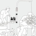 KUPO Pipe To Easyrig T Bracket
