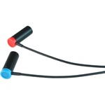 Cable Techniques 3.5mm Right-Angle TRS to Dual Low-Profile TA3M Mini-XLR Y Cable (15")