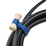 KUPO Elastic Cable Tie(10Pcs)6mm(W)*5"(L)(Blue)