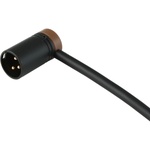 Cable Techniques Low-Profile Right-Angle XLR 3-Pin Male Connector (Large Outlet, B-Shell, Brown Cap)