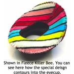 Bluestar Zacuto Oval Large Eyecushion (Fleece, Purple)