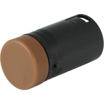 Cable Techniques Low-Profile Right-Angle XLR 3-Pin Male Connector (Large Outlet, B-Shell, Brown Cap)