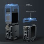 Tilta Shock-Absorbing Frame for DJI Osmo Action 2 Dual-Screen Combo (DJI Gray)