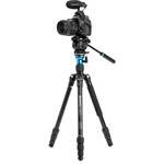 Benro Aero 2 PRO Aluminum Travel Video Tripod with Twist Locks