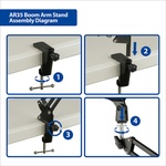 Phottix AR35 Desktop Boom Arm Stand