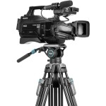 Fotopro DV-3A Pro Heavy-Duty Video Tripod with Fluid Head (Aluminum)