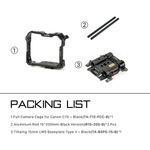 Tiltaing Lightweight Camera Support Kit for Canon C70 (Black)