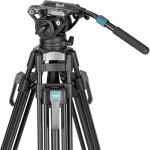 Fotopro DV-3A Pro Heavy-Duty Video Tripod with Fluid Head (Aluminum)