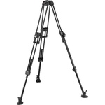 Manfrotto 526-1 Fluid Head with 645 FAST Twin Aluminum Tripod System with 2-in-1 Spreader & Bag