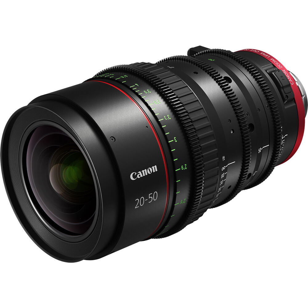 Canon CN-E 20-50mm Flex Zoom Wide-Angle Lens Kit for FF and S35 (PL + EF)