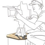 KUPO Octagon Hi-Hat Wood Board