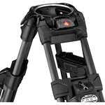 Manfrotto 526-1 Fluid Head with 645 FAST Twin Carbon Fiber Tripod System with 2-in-1 Spreader & Bag