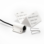 Bubblebee Industries Lav Concealer Mic Mount for Sennheiser ME 2-II (White)