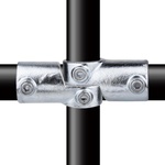 KUPO SHORT TEE SWIVEL, SILVER