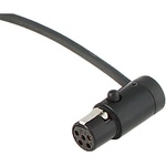 Cable Techniques Low-Profile LPS TA5F to TA5F Two Channel Cable (Black, 18")