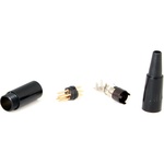 Cable Techniques CT-TA4M-K TA4M 4-Pin Male Mini-XLR Connector (Black)