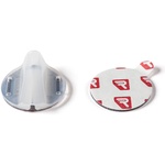 Rycote Overcovers Advanced Fur Disc Wind Covers for Lavalier Mics (5 Gray, 25 Round Stickies)