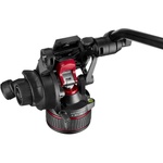 Manfrotto 608 Nitrotech Fluid Video Head and 536 Carbon Fiber Single Legs Tripod