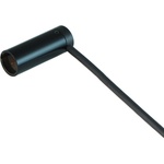 Cable Techniques Low-Profile Right-Angle Mini-XLR 3-Pin Male Connector with Adjustable Exit (Standard Outlet, Black Cap)
