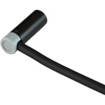 Cable Techniques Low-Profile Right-Angle Mini-XLR 3-Pin Male Connector with Adjustable Exit (Large Outlet, Gray Cap)