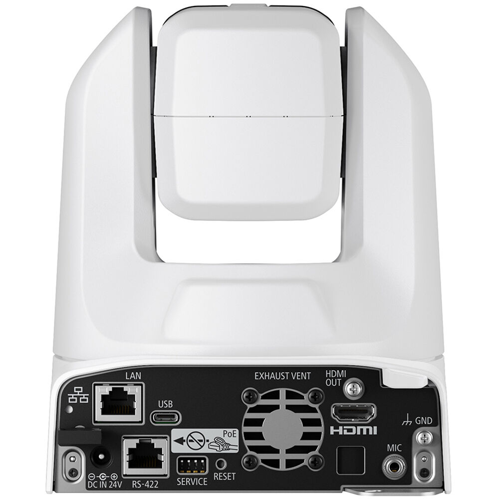 Canon CR-N100 4K NDI PTZ Camera with 20x Zoom (Titanium White)