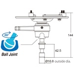 KUPO Projector Mount With17mm Spigot