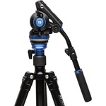 Benro A3883 Reverse-Folding Aluminum Travel Tripod with S6Pro Fluid Video Head