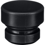 Cable Techniques Low-Profile Cap for Low-Profile XLR Connectors, Outlet for up to 6.0mm OD Cable (Large, Black)
