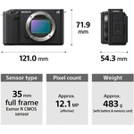 Sony ZV-E1 Mirrorless Camera with 28-60mm Lens (Black)