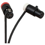 Cable Techniques Low-Profile TA3F to Straight XLR-3M Male Cable for Rode Stereo VideoMic X (Pair, 24")