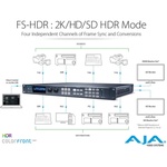 AJA FS-HDR HDR/WCG Converter/Frame Synchronizer
