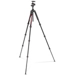 Manfrotto Befree Advanced Travel Aluminum Tripod with 494 Ball Head (Twist Locks, Red)