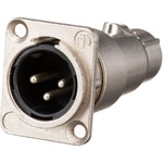 Neutrik NA3MDF XLR Male to Female Feedthrough Adapter for Panel Mount