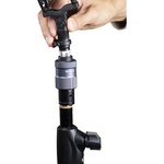 Rycote PCS-Spigot Quick-Release Adapter with 5/8" Spigot Socket and 3/8" Tip