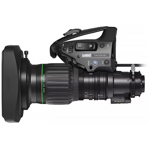 Canon CJ14ex4.3B IASE S 4K UHDgc 2/3" 14x Portable Servo Lens with Type-S Drive