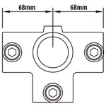 KUPO SIDE OUTLET TEE, SILVER