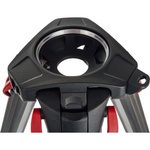 Sachtler flowtech 100 MS Carbon Fiber Tripod with Mid-Level Spreader & Rubber Feet