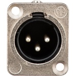 Neutrik NA3MDF XLR Male to Female Feedthrough Adapter for Panel Mount