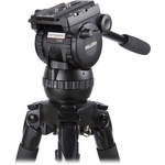 Miller CX6 Head and 75 Sprinter II Carbon Fiber Tripod with Ground Spreader and Case