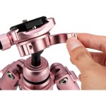Fotopro FY-820 Free-1 Compact Aluminum Travel Tripod (Rose Gold)