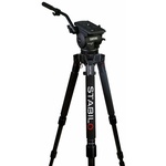 Cartoni Focus 12 Fluid Head with Stabilo Tripod Legs (100mm)