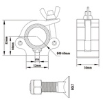 KUPO Mighty Coupler - Silver