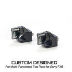 Tilta 15mm Single-Rod Clamps for Sony FX6 (Pair)