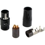 Cable Techniques TA6FL 6-Pin Female Mini XLR with 6mm Outlet (Black)