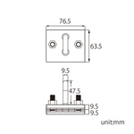 KUPO Steel Pinch Clamp Die-down