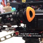 Bluestar Oval Small Viewfinder Eyecushion (Fleece, Orange)