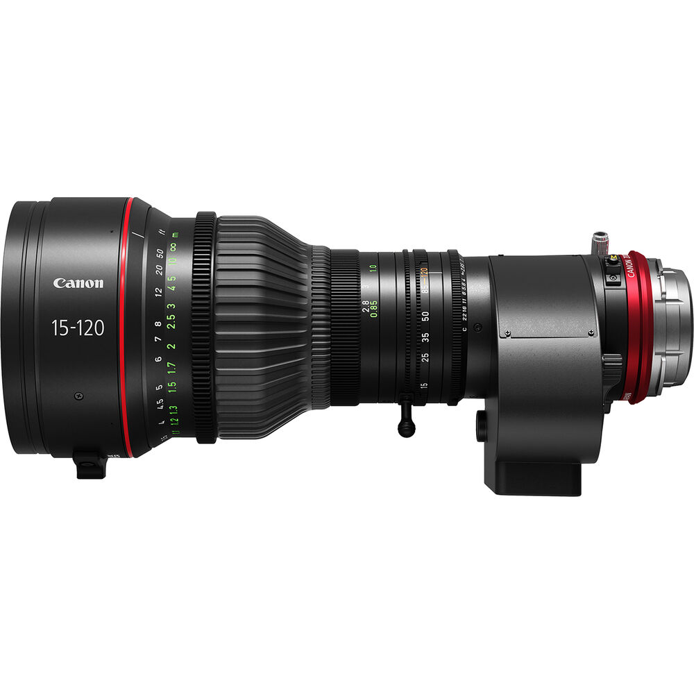 Canon CINE-SERVO 15-120mm T2.95-3.9 Zoom Lens with 1.5x Extender (PL Mount)