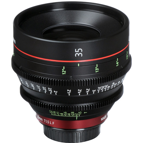 Canon CN-E 35mm T1.5 L F Cinema Prime Lens (EF Mount)