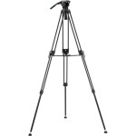 Fotopro DV-3A Pro Heavy-Duty Video Tripod with Fluid Head (Aluminum)